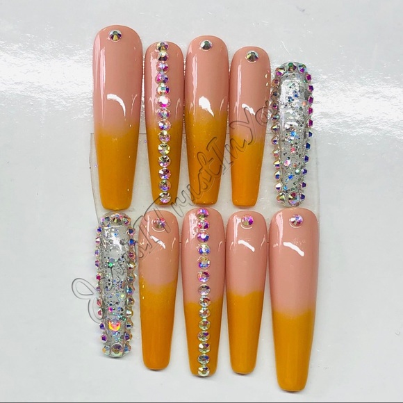 FALL FANTASY 🍁 XXL BALLERINA PRESS ON NAILS - Picture 7 of 11